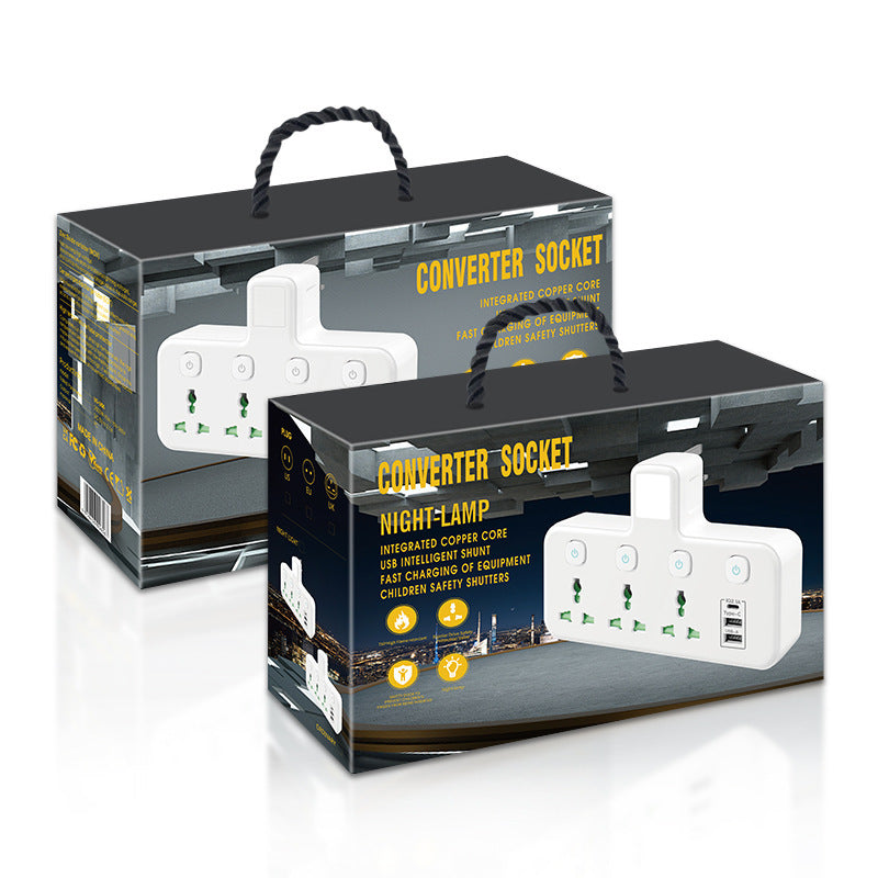 USB Power Strip Wireless British Standard Household