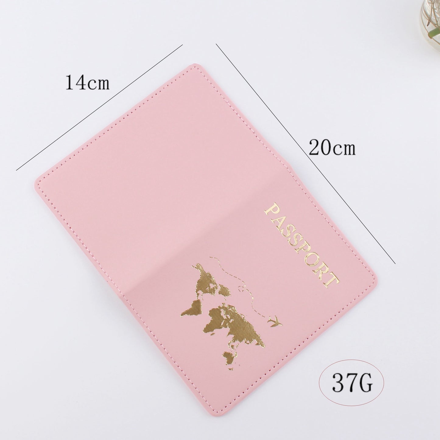 Leather Passport Holder Gift Travel Document Case Passport Protector