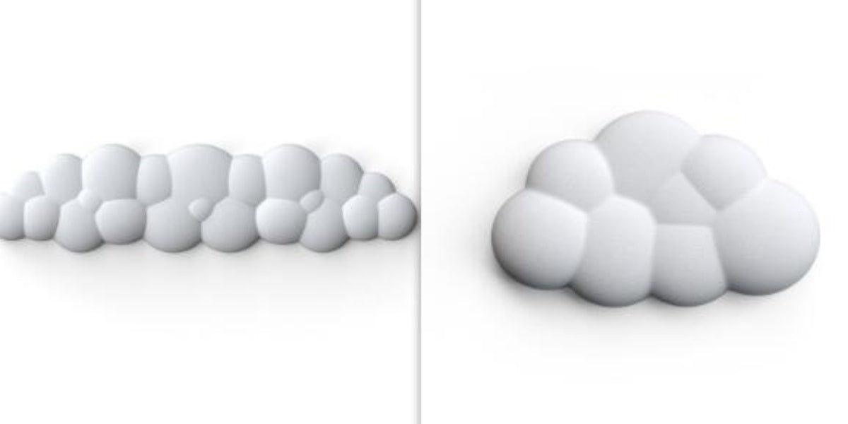 Cloud Keyboard Hand Wrist Rest Memory Foam Silicone Leather Mouse Pad Wristband Pad