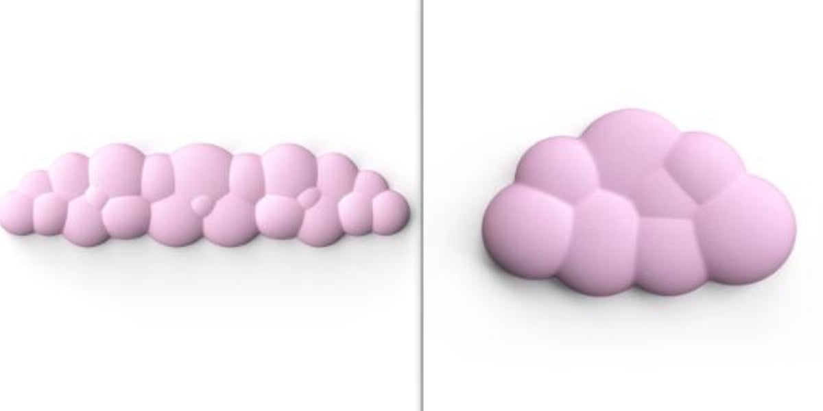 Cloud Keyboard Hand Wrist Rest Memory Foam Silicone Leather Mouse Pad Wristband Pad