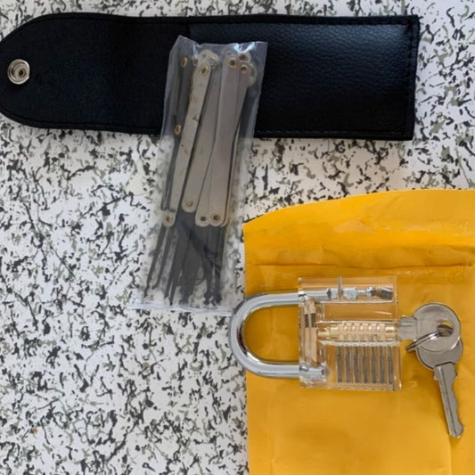 A Set Of Household Iron Locks