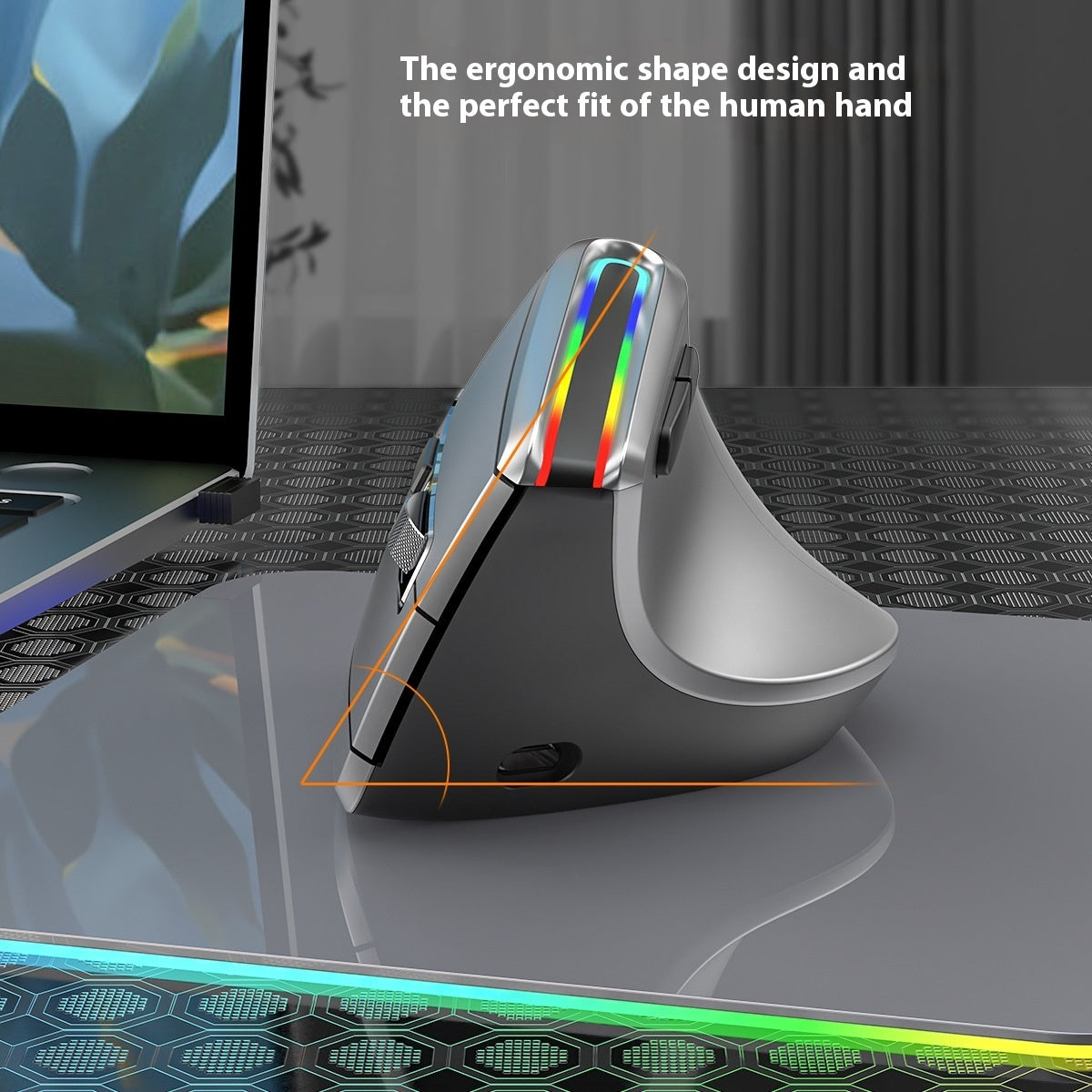Wireless Bluetooth Vertical Mouse Vertical Ergonomics