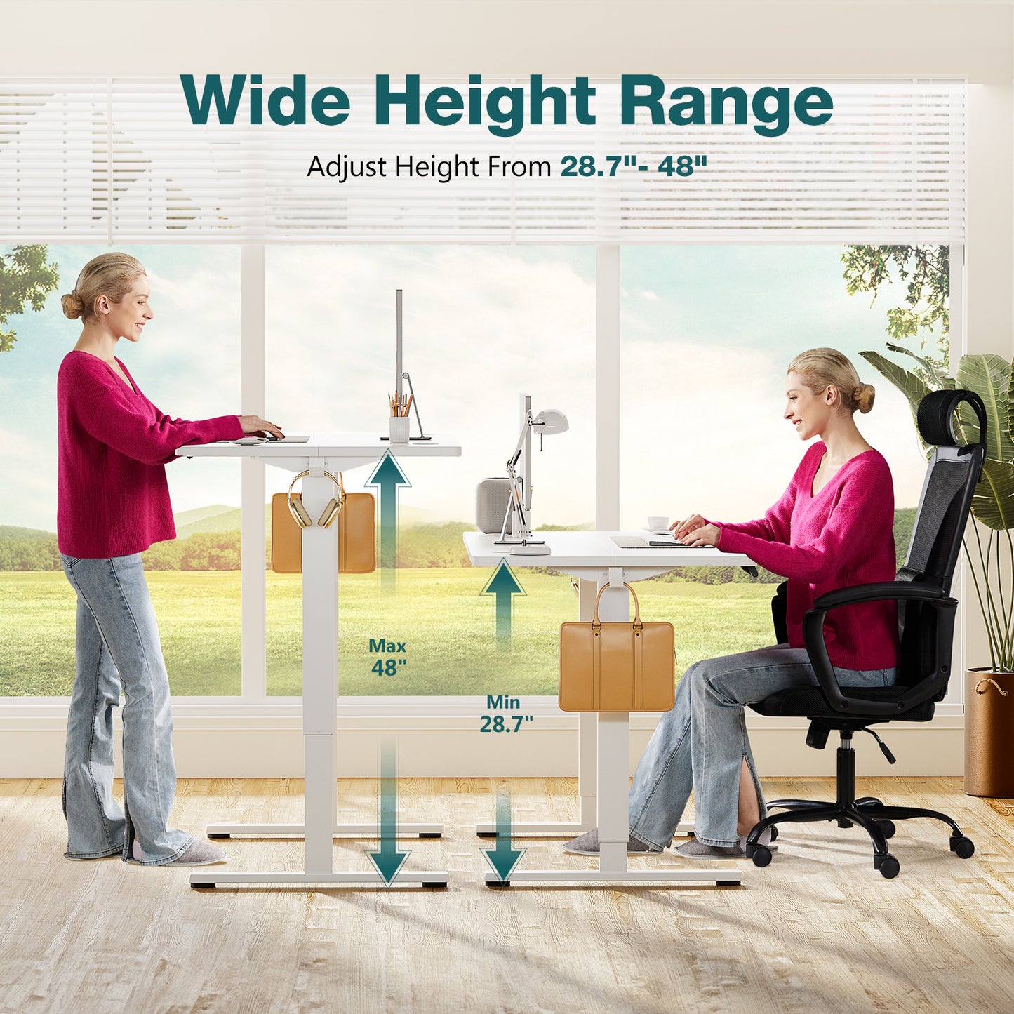 Ergonomic Height Adjustable Table